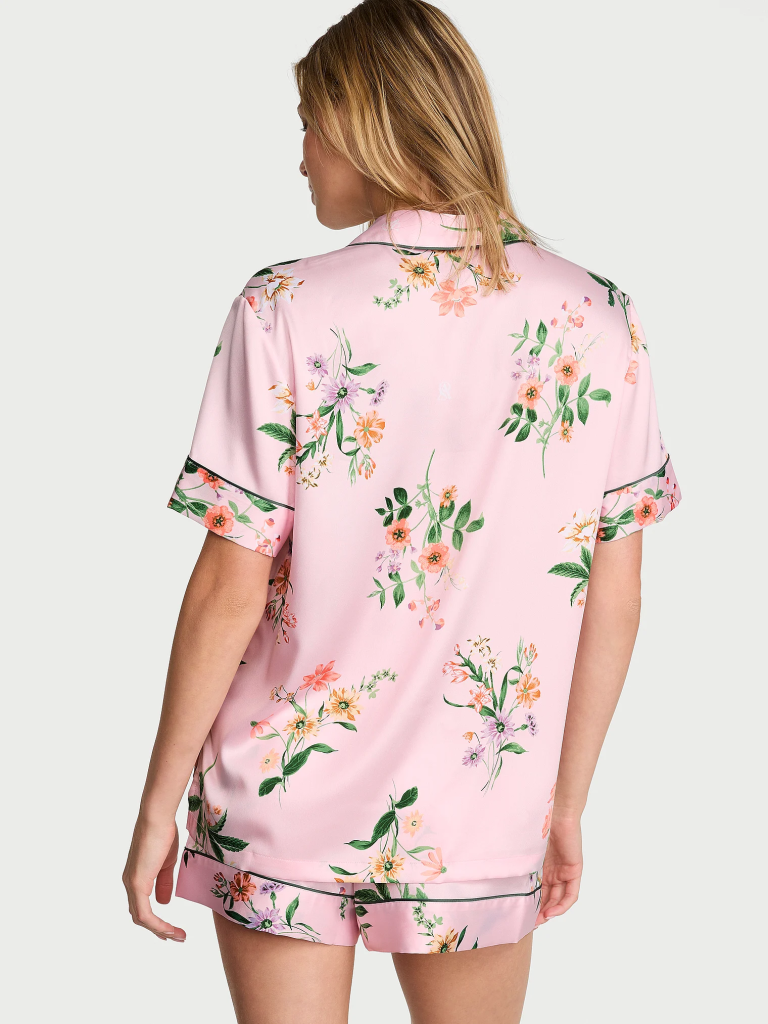 Signature Satin Short Pajama Set