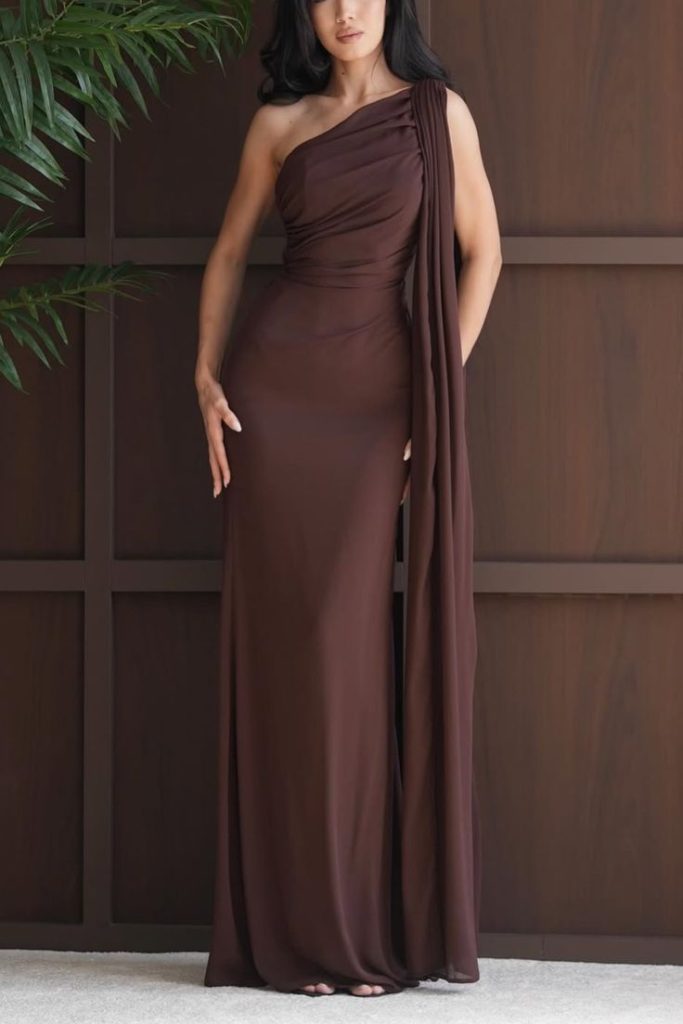 Journei Draped Maxi Dress